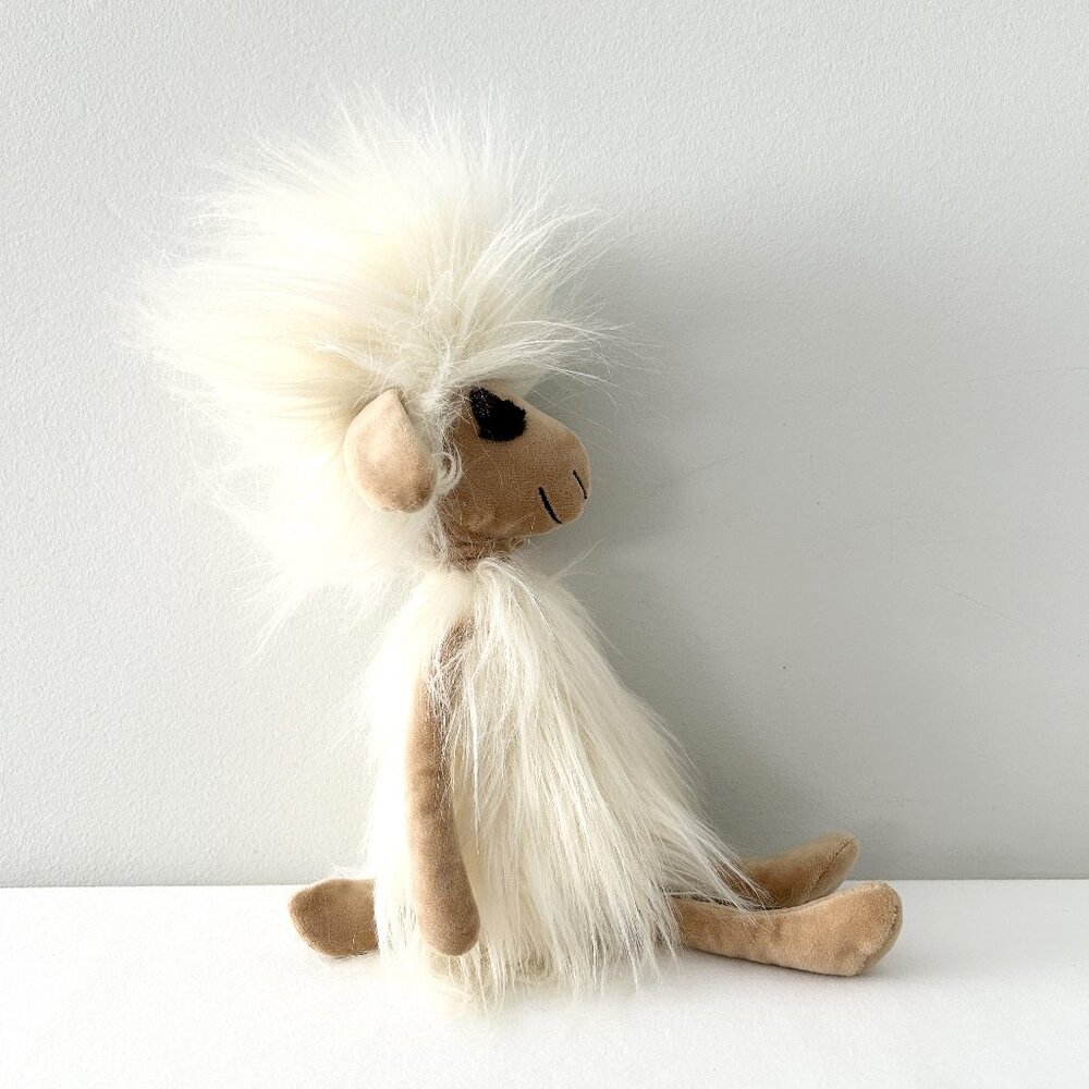 JELLYCAT Swellegant Sophie Sheep Plush 15” Stuffed Animal Toy Silky Fur Glitter - Picture 4 of 9